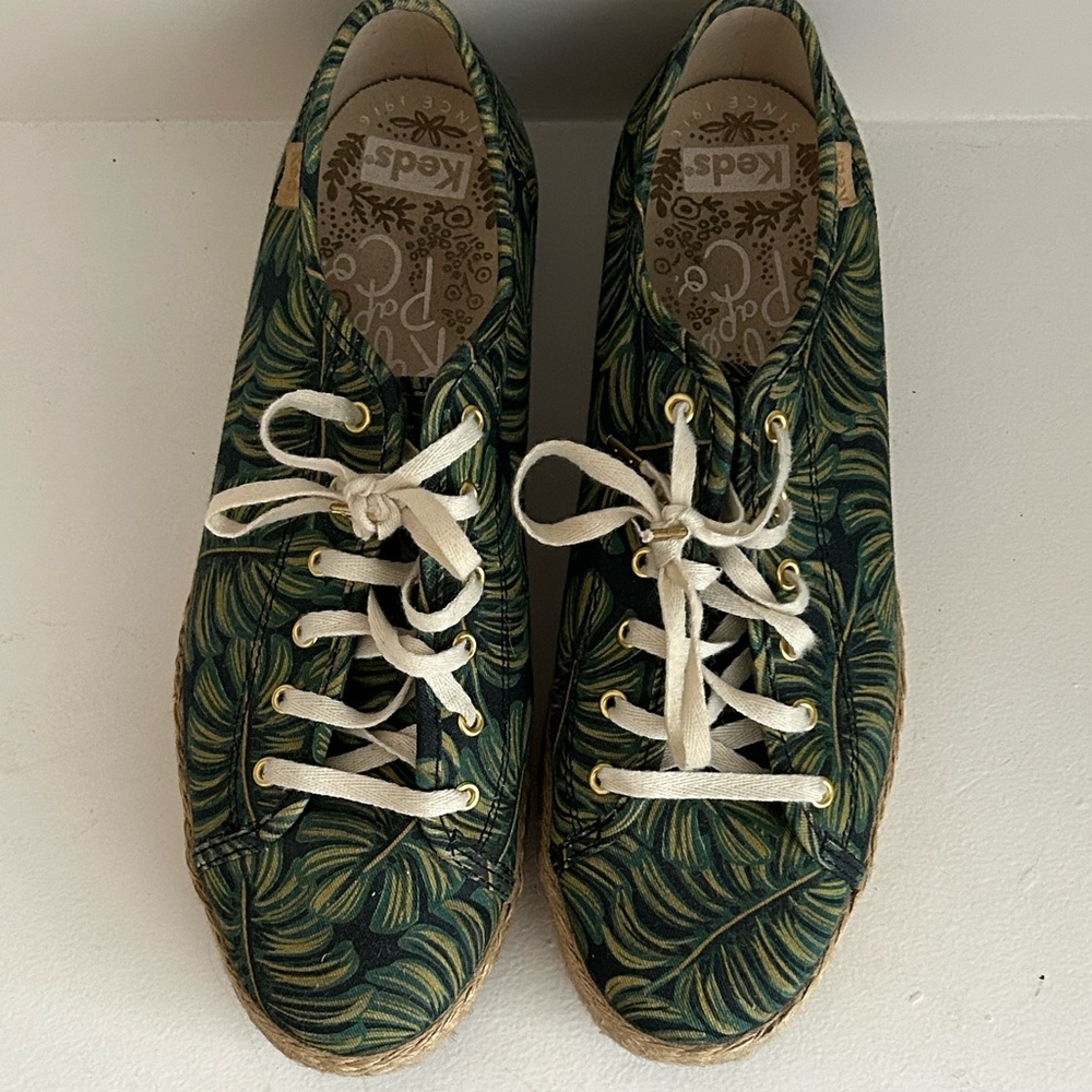 Keds x Rifle Paper Co Triple Kick Platform Sneakers